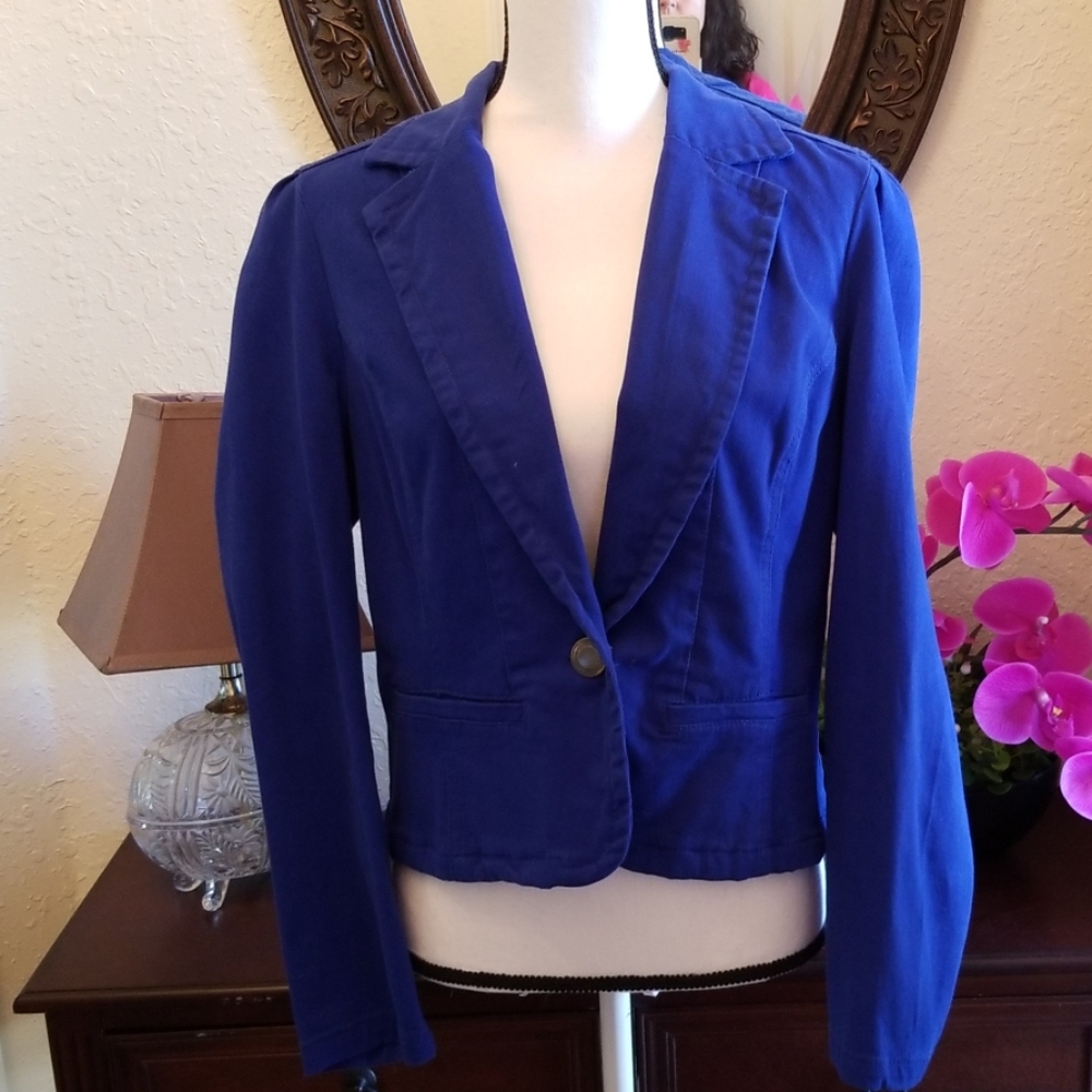 Royal blue jacket
